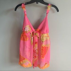 LA SENZA LINGERIE BABYDOLL STYLE TANK TOP SIZE SM